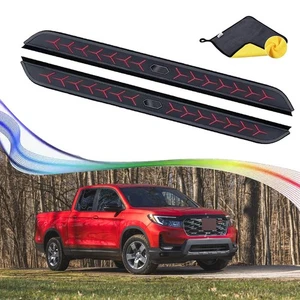 Fit Honda Ridgeline 2017-2026 Running Boards Side Step Pedals Nerf Bar W/Bracket - Picture 1 of 8