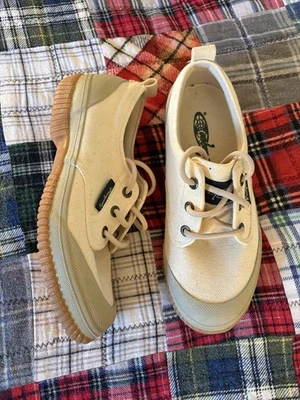 Vasque Portage Mujer Lona Goma Bajo Senderismo Zapatos Talla 8.5 Avena Crema Foto 1 de 4