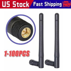 500X RP-SMA Antenna for WiFi 2.4GHz/5Ghz Wireless Router Card Male Pin wholesale - Afbeelding 1 van 9