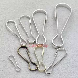 3/4" 1" 1 1/8" 1 1/4" 1 1/2" 20mm Purse Zipper Pulis Snap Spring Hooks Lanyard - Picture 1 of 7