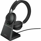 Jabra Evolve2 65 Usb Type A Professional Headset With Charging Stand - Black