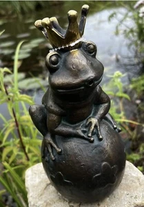 Bronze Skulptur Frosch Wasserspeiend - Bild 1 von 1
