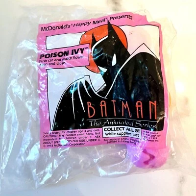 McDonalds Poison Ivy Batman Beyond Serie Animada Happy Meal Juguete 1993 Nuevo Foto 1 de 4