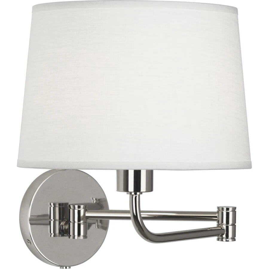 Robert Abbey Koleman 1 Light Wall Swinger, Polished Nickel - S464 - Image 1 of 1