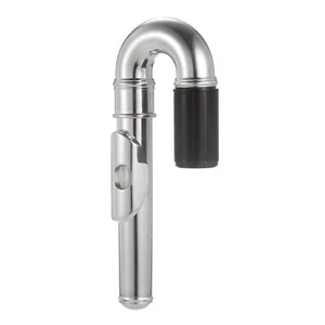 Nickel-Plated Flute Curved Head Joint Elbow Straight Replacement Part P2X7 - Picture 1 of 7