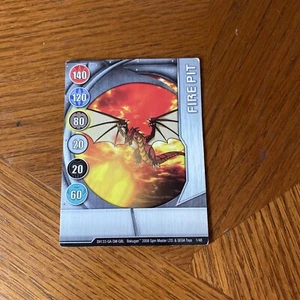 Bakugan Battle Brawlers 2008 - Metal Fire Pit Card 1/48 - Picture 1 of 2