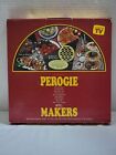 NEW ACTION'S PEROGIE MAKER FORM RAVIOLI TARTS CANAPE HORS D'OEUVRES RECIPES INST