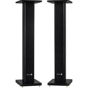 Dayton Audio SSWB36B 36" Universal Wood Speaker Stand Pair, Black - Picture 1 of 5
