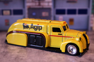 1938 Dodge Airflow Agip Yellow  1:64 Scale Diecast Diorama Collectible Model