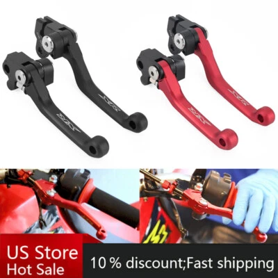 CNC Pivot Brake Clutch Levers For HONDA XR250R XR400R 1996-2004 XR650R 2000-2007 - Image 1 of 4