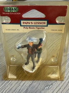 Lemax Carole Towne Figure Papa's Lesson - Picture 1 of 5