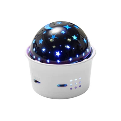 MINI PROIETTORE LED STELLE VOCE SUONO CONTROLLO DJ RGB RICARICABILE PORTATILE - Immagine 1 di 4