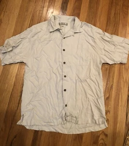 Tommy Bahama Größe Medium 100 % Seide Button Down Kurzarm Hemd - Bild 1 von 6