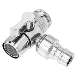 Adaptador desviador de cobre adaptador desviador de plata adaptador desviador de grifo - Imagen 1 de 12