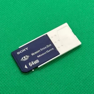 Sony 64MB Memory Stick Duo+Adapter For Sony DSC-P1 P5 P9 S75 F707 S85 Cameras - Picture 1 of 5