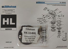 Stihl TS350 TS360 Tillotson HL Carb Carburetor Repair Kit. P/N: RK-114HL RK114HL