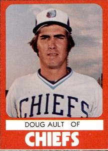 1980 Syracuse Chiefs TCMA #2 Doug Ault Beaumont Texas TX Baseball Card
