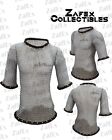 Aluminum Butted Ring Chainmail Shirt With Leather Border Best Halloween Party Co
