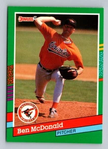 1991 Donruss #485 Ben McDonald Baltimore Orioles BASEBALL Card - Picture 1 of 2