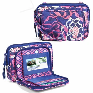 Neu mit Etikett Vera Bradley On the Square Umhängetasche Kalbsleder 2.0 Katrina rosa Crossbody 58 $ - Bild 1 von 6
