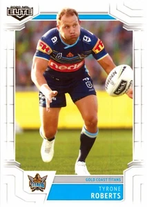 2020 GOLD COAST TITANS NRL Card TYRONE ROBERTS Elite - Photo 1 sur 2