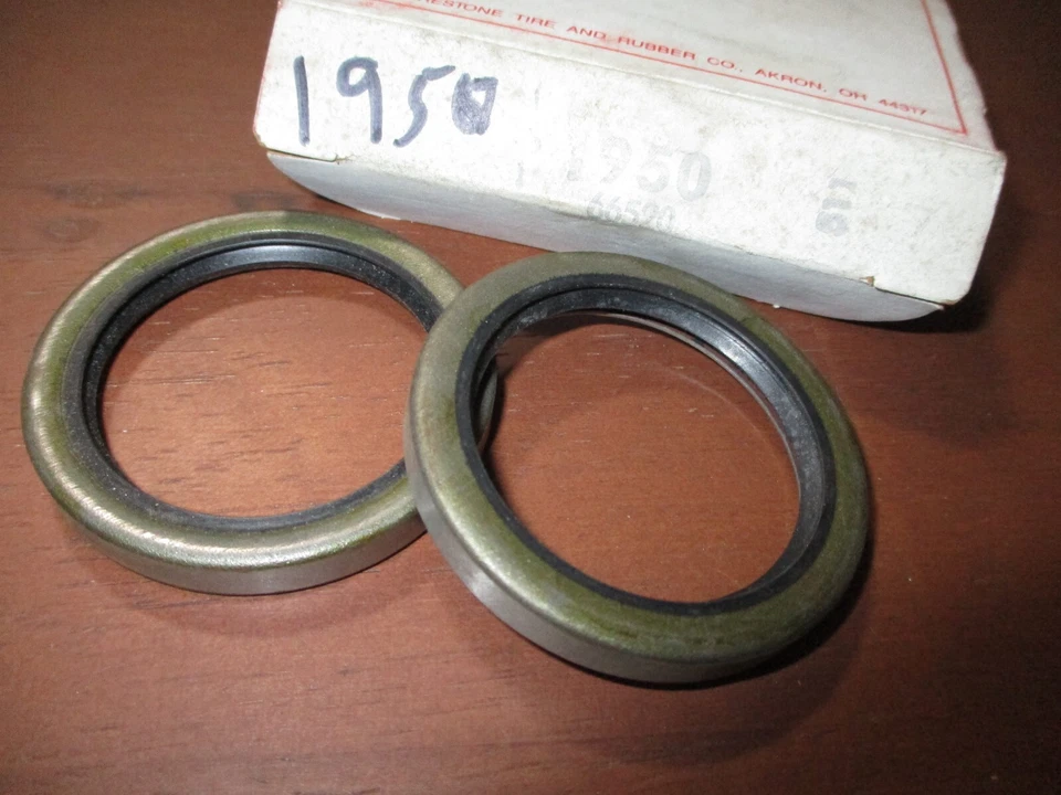 1974 75 76 77 78 79 80 81 82 83 84 + TOYOTA + Front Wheel Seals + NOS - Image 1 of 1