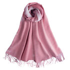 Women Scarf Wide Thick Winter Tassels Imitation Cashmere Long Shawl Comfy