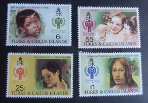 Turks & Caicos 1979 International year child SG540/3 MNH UM unmounted mint - Imagen 1 de 1