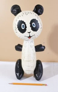 RARE Inflatable Panda, 1977 Vintage, NSTC, No Holes, Holds Air Well, 14" Tall - Picture 1 of 5