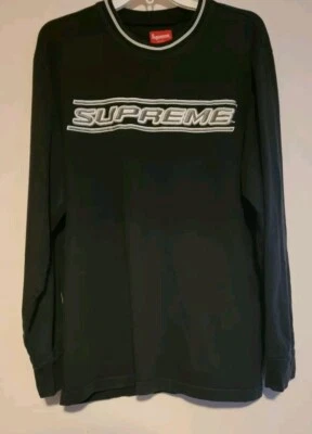 Supreme Bevel SS18 Long Sleeve Shirt Mens Size Large. - Image 1 of 4