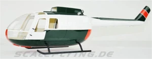 600 BO-105 Policía Verde RC Helicóptero Fuselaje MBB BO-105 600 Talla Bundespolizei - Imagen 1 de 6