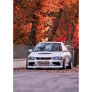 Mitsubishi Evo 8 High Resolution Automotive Art Print #006 - Premium Wall Decor - Picture 1 of 12