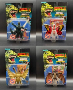 Vtg GODZILLA King of the Monsters 1994 Trendmasters Bendable Action 4 Figures - Picture 1 of 8