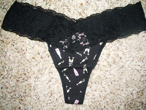 PANTALONI PERIZOMA IN PIZZO NUOVI CON ETICHETTA TAGLIA SMALL VICTORIA'S SECRET - Foto 1 di 1