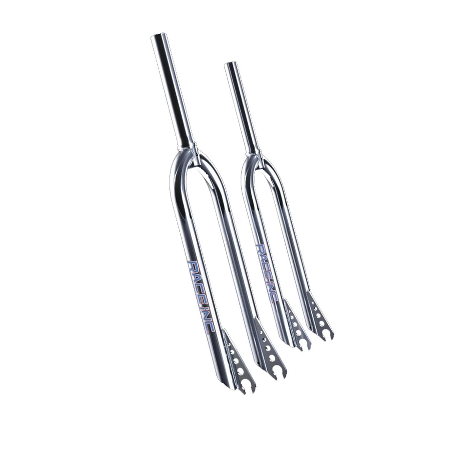 RACE INC.  Threadless Chromoly BMX Bike Fork 1-1/8" 20" / 24" 26" or 29" - Image 1 of 1