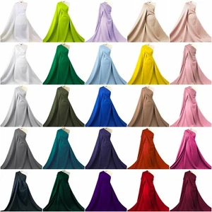 Jersey Fabric Scuba Crepe 4 Way Stretch Polyester Elastane Dressmaking Material - Picture 1 of 102