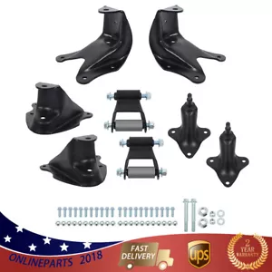 For Ford F-250 1980-84 & F150 80-96 Rear Leaf Spring Rearward Shackle Hanger Kit - Bild 1 von 14