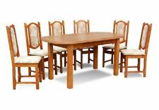 Dining Set Table with 6x Chairs Complete Group Tables 7pcs. Furniture Sets Wood