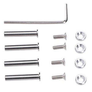 PC Case Fan Screws Anodized Rugged Precise Fit Computer Case Fan Screws Kit - Bild 1 von 12