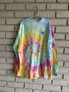 Simply Southern Girl's Long Sleeve Tie Dye T-shirt Sea Turtle YL - Picture 1 of 5