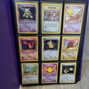 Pokemon Team Rocket 1st Edition Part Complete Set With Holos & Binder - 26 Cards - Picture 1 of 5