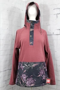 686 Hera Fleece Anorak, Women's Small, Crushed Berry Colorblock - Picture 1 of 5