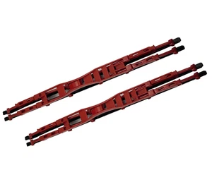 16" Inch Red Double Dual Blade Universal Windshield Wiper 2PC All Season - Picture 1 of 3