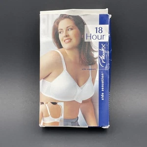 Playtex 18 HR Bra 42B White Soft Cup w/Side Sensation Style 4001 New Orig Box - Picture 1 of 7