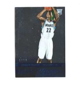 ANDREW WIGGINS 2014-15 PANINI PRESTIGE BONUS SHOTS ROOKIE BLUE #D/99 MINNESOTA - Foto 1 di 2