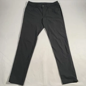 Lululemon ABC Slim Fit 5-Pocket Mens Sz 33 Pants Dark Gray - Photo 1 sur 10