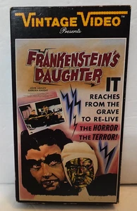 Frankenstein's Daughter (1958) Vintage Video VHS tape (tested) - Picture 1 of 4