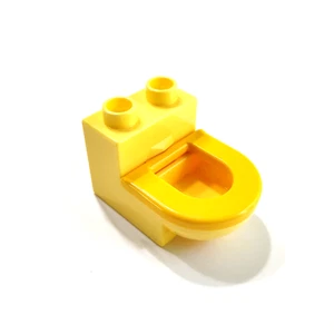 Lego DUPLO Yellow Bathroom Toilet Dollhouse C8 - Picture 1 of 1