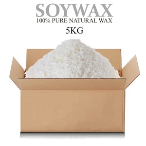 5KG Soya Wax Flakes | 100% Natural Candle Making Wax | Long Burning | Eco-Friend - Picture 1 of 10