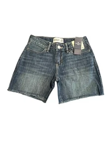 Abercrombie Kids Jean Shorts Girls 7/8 Mid Rise Baggy Denim Cut Off Shorts NEW - Picture 1 of 11